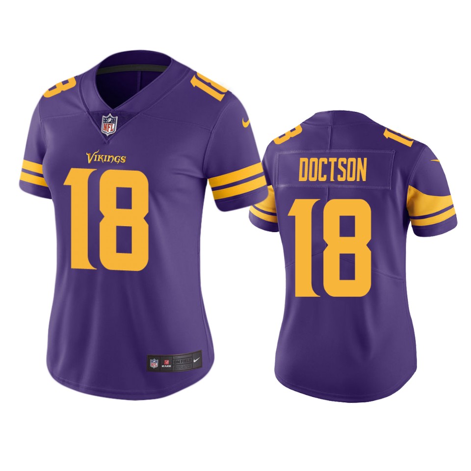 Vikings Josh Doctson Purple Color Rush Limited Jersey