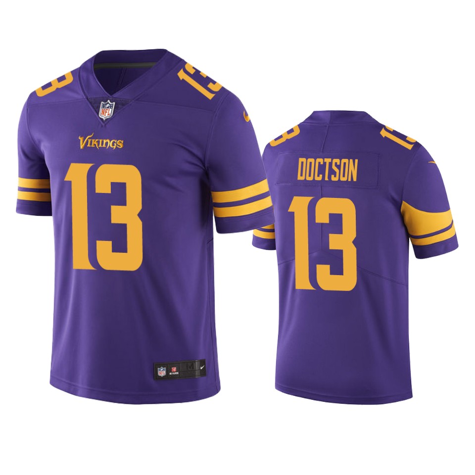 Vikings Josh Doctson Purple Color Rush Limited Jersey