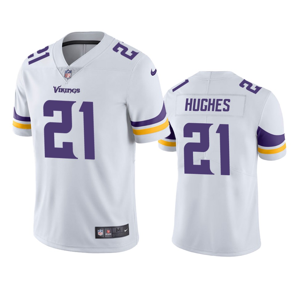 Vikings Mike Hughes Vapor Limited White Jersey