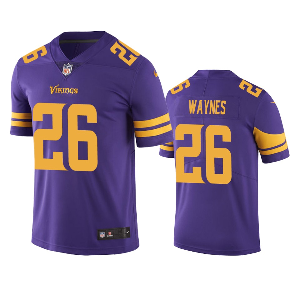 Vikings Trae Waynes Purple Color Rush Limited Jersey