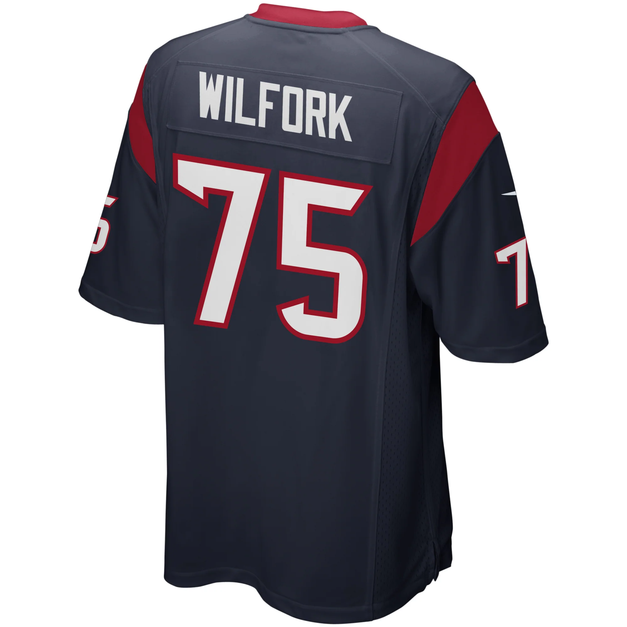 Vince Wilfork Houston Texans Game Jersey – Navy Blue