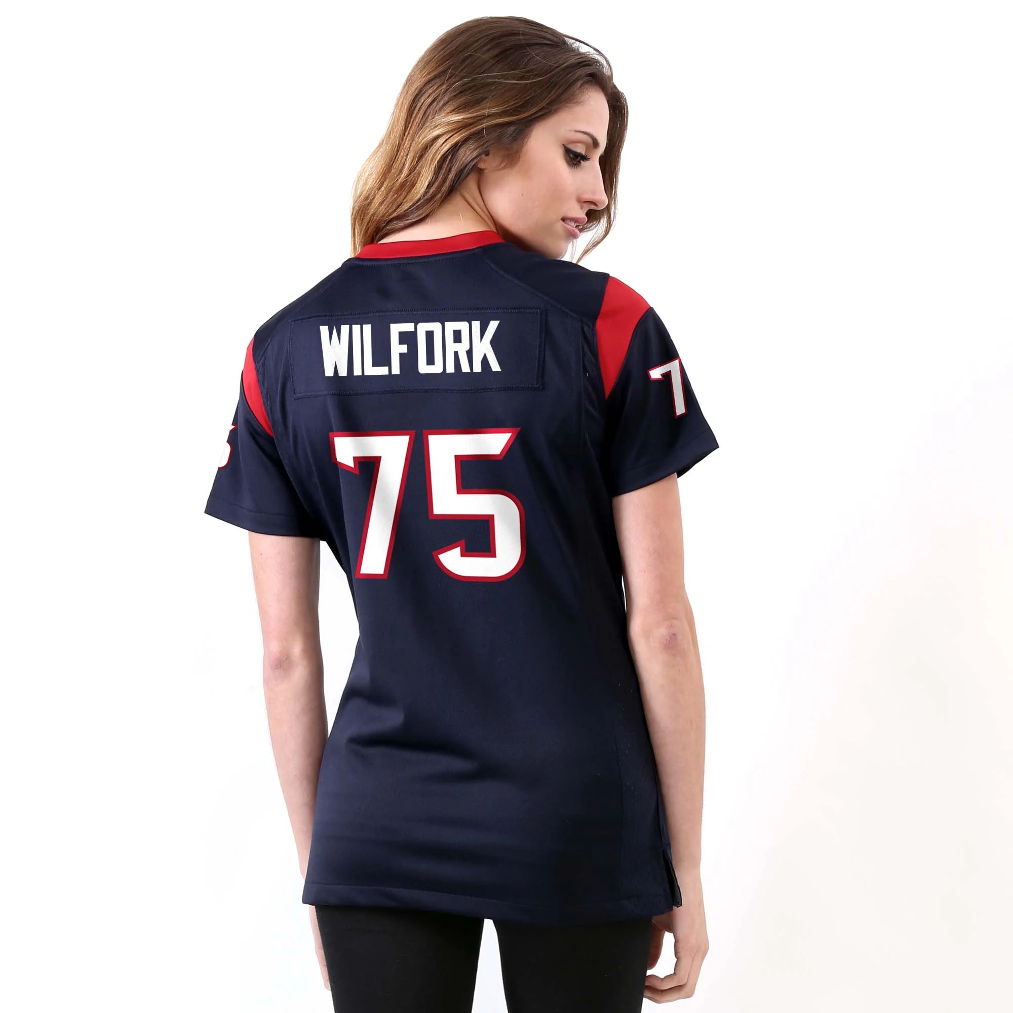 Vince Wilfork Houston Texans Women’s Game Jersey – Navy Blue