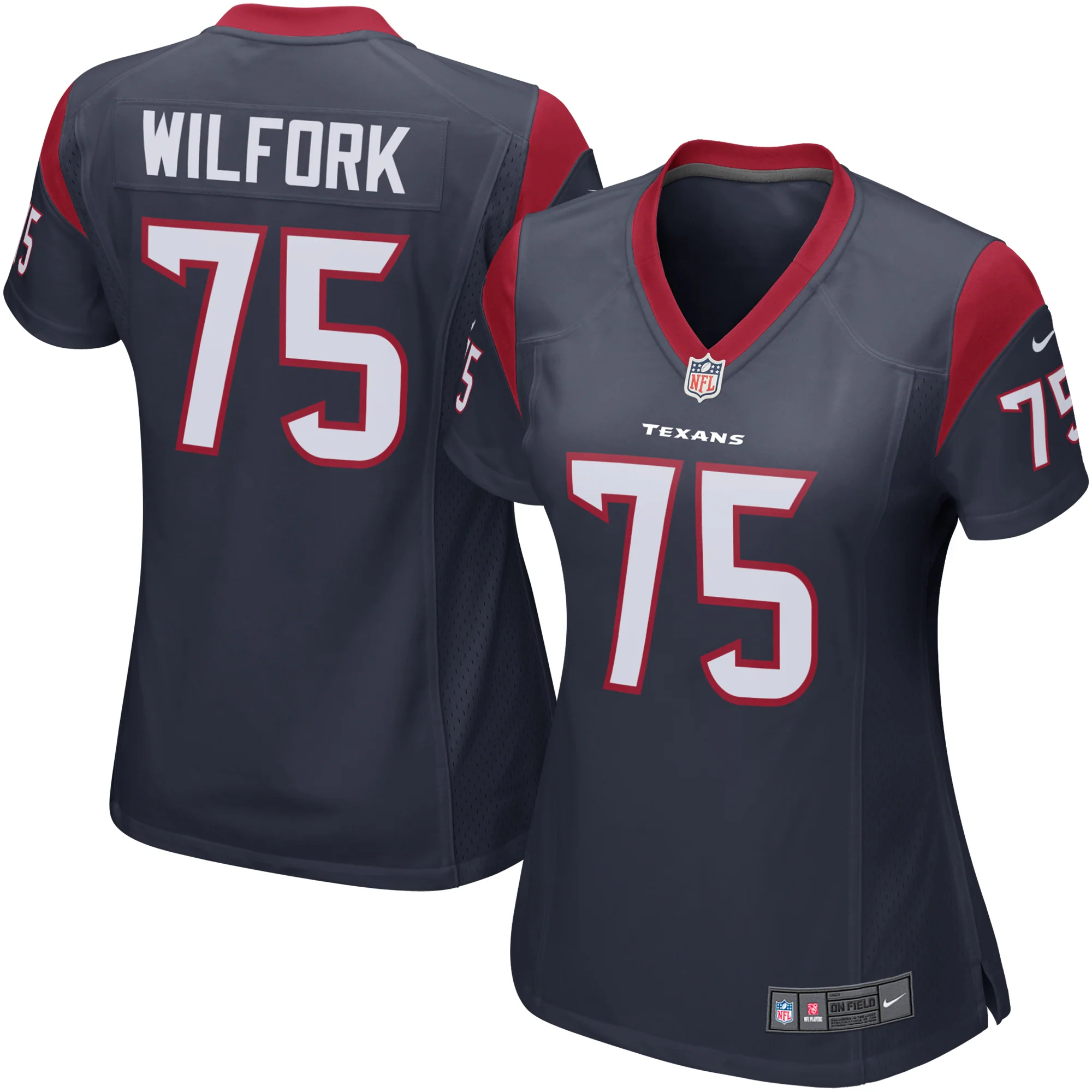 Vince Wilfork Houston Texans Women's Game Jersey - Navy Blue