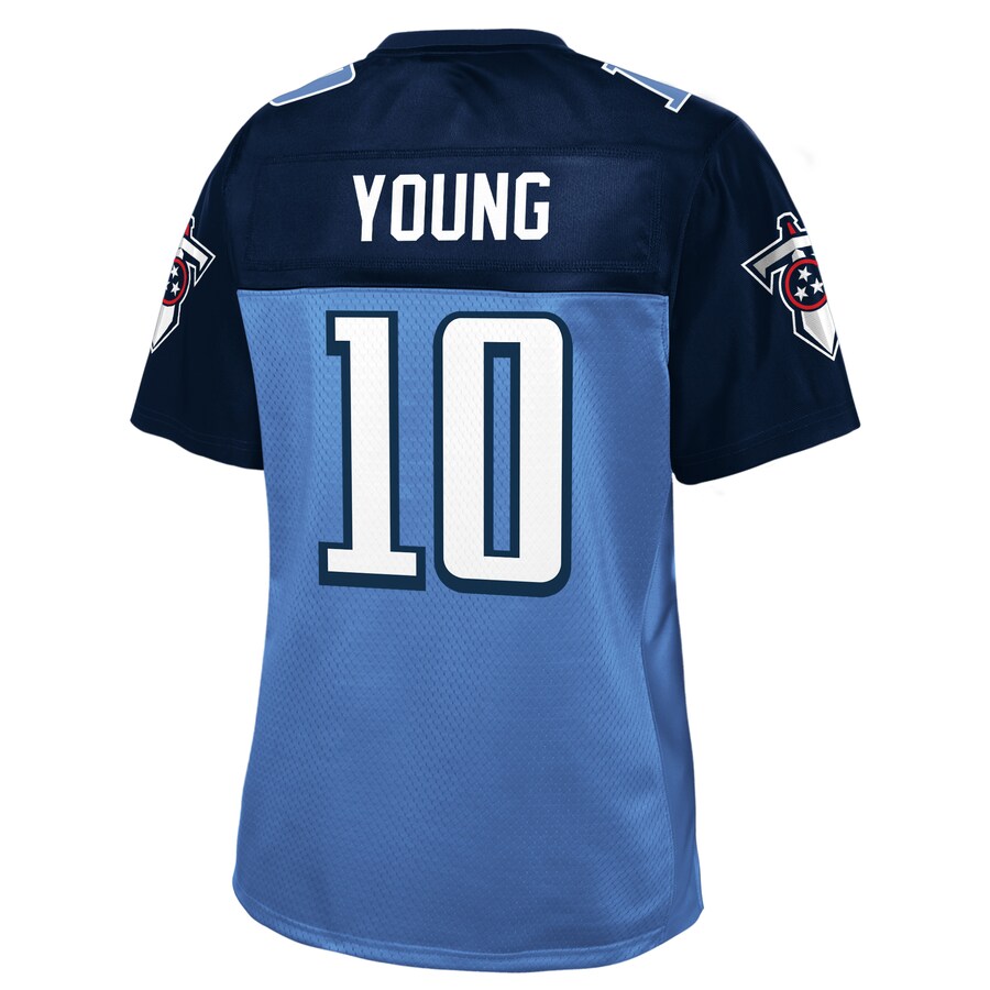 Vince Young Tennessee Titans Pro Line Women’s Retired Player Jersey – Navy