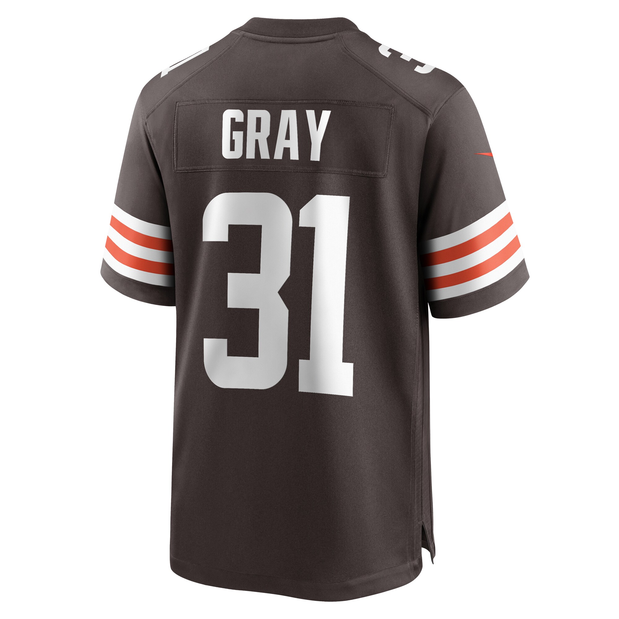 Vincent Gray Cleveland Browns Team Game Jersey – Brown