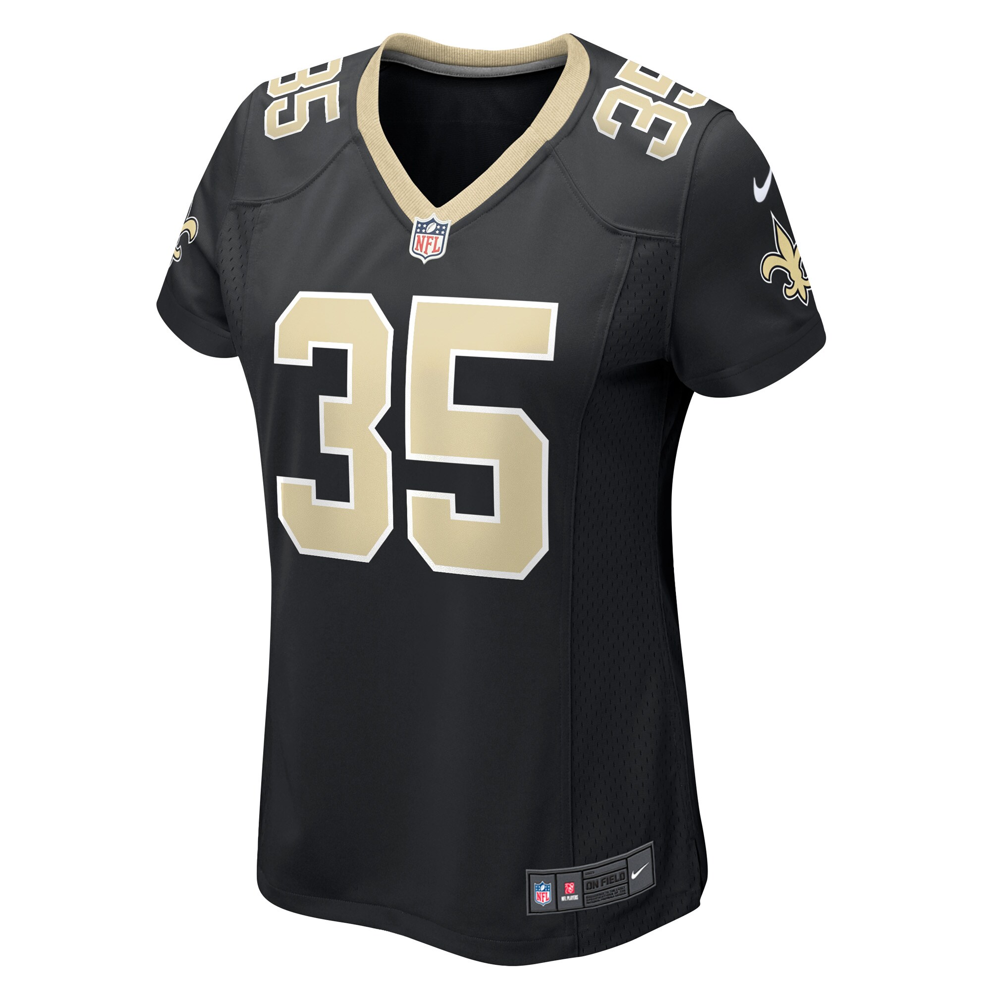 Vincent Gray New Orleans Saints Women’s Game Player Jersey – Black