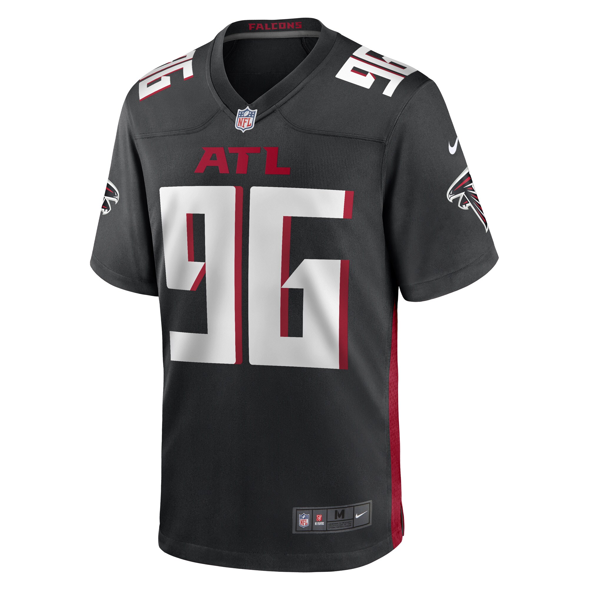 Vincent Taylor Atlanta Falcons Game Player Jersey – Black