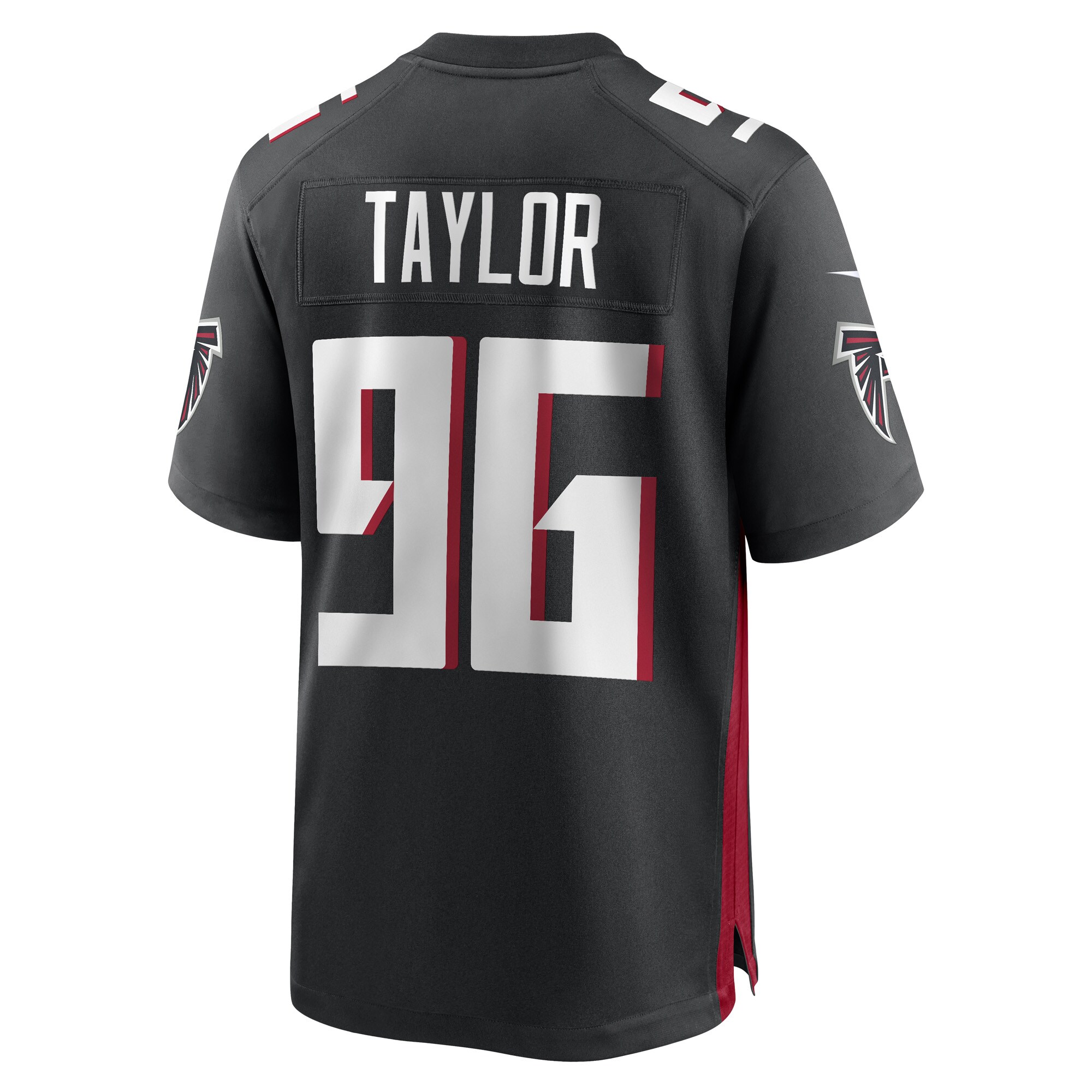Vincent Taylor Atlanta Falcons Game Player Jersey – Black