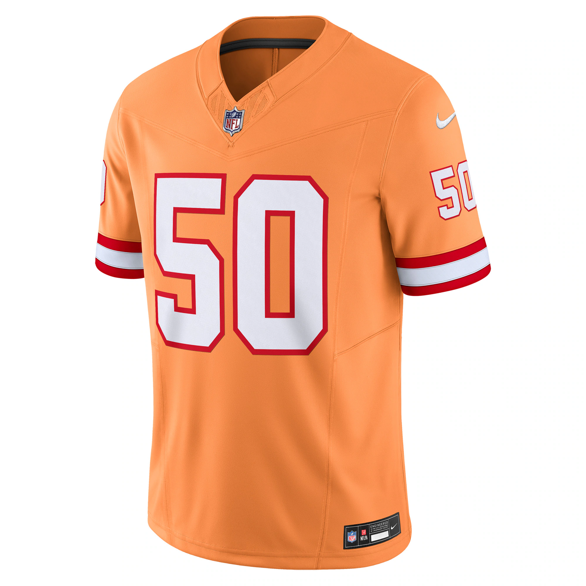 Vita Vea Tampa Bay Buccaneers Throwback Vapor F.u.s.e. Limited Jersey – Orange