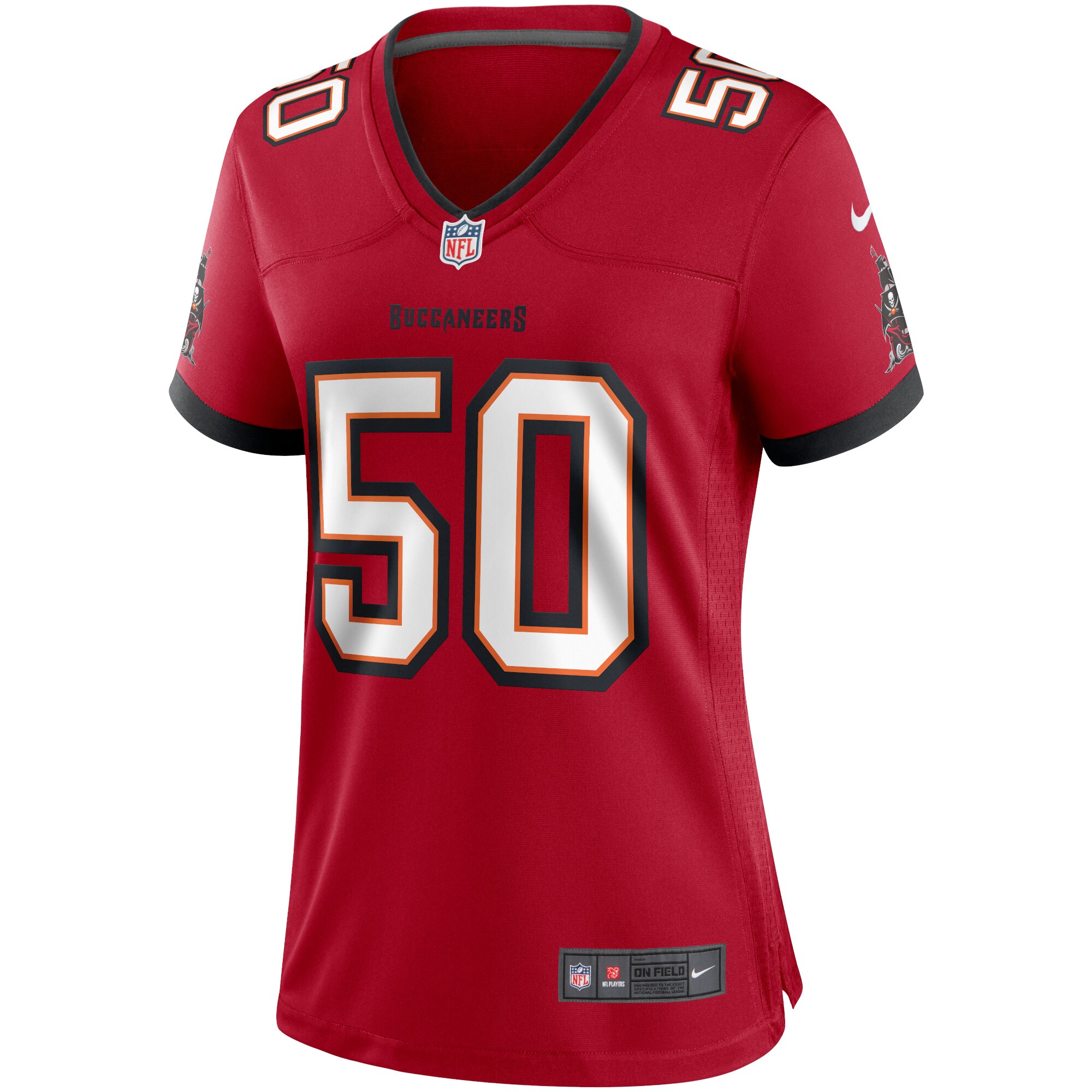Vita Vea Tampa Bay Buccaneers Women’s Game Jersey – Red