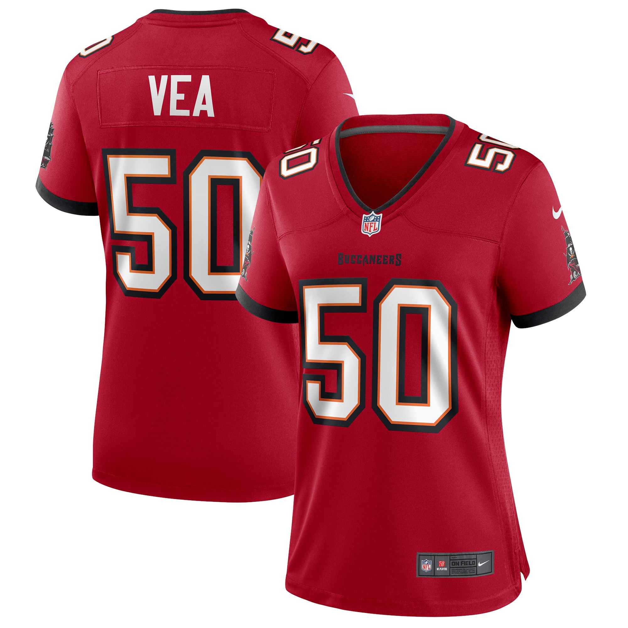 Vita Vea Tampa Bay Buccaneers Women's Game Jersey - Red
