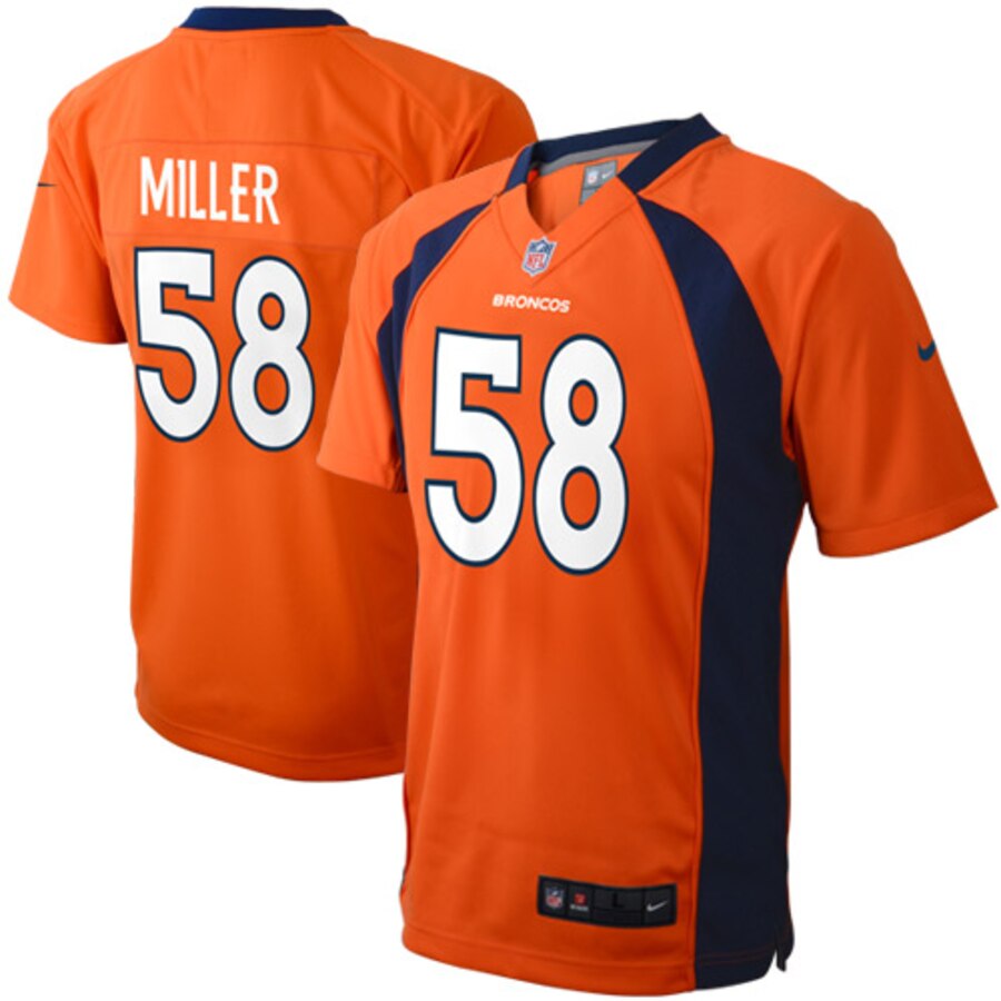 Von Miller Denver Broncos Preschool Game Jersey - Orange