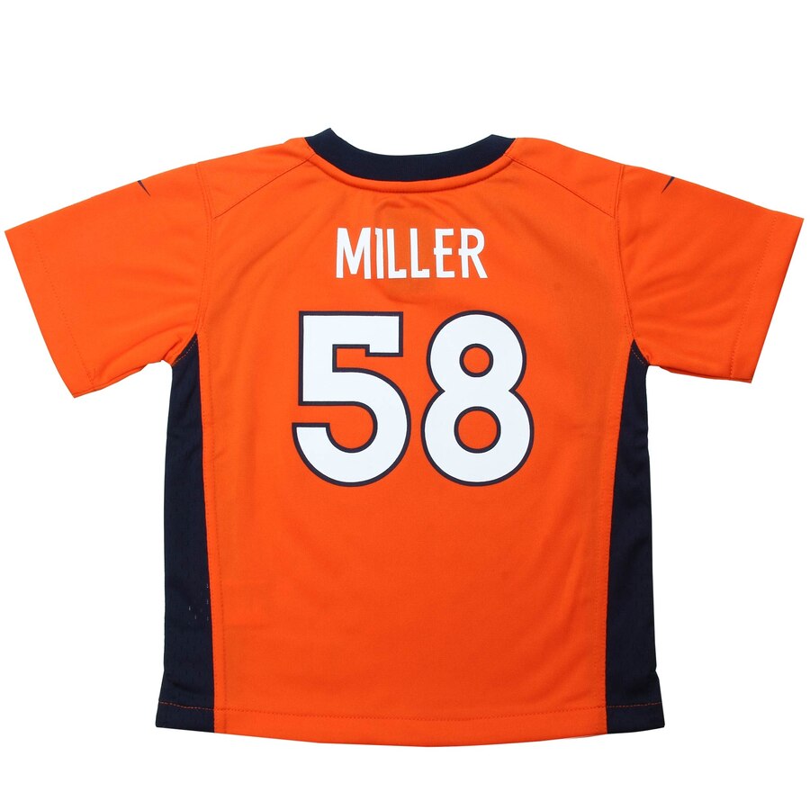 Von Miller Denver Broncos Toddler Game Jersey – Orange