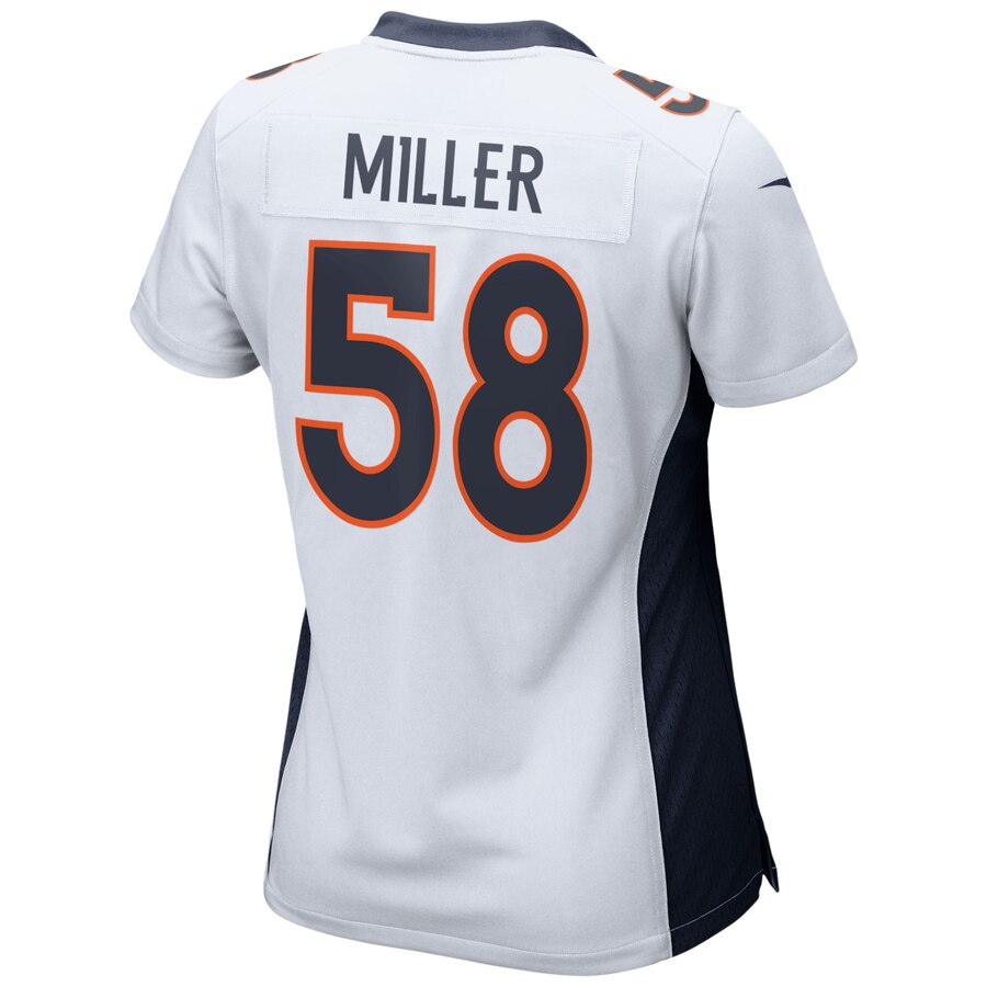Von Miller Denver Broncos Women’s Game Ii Jersey – White