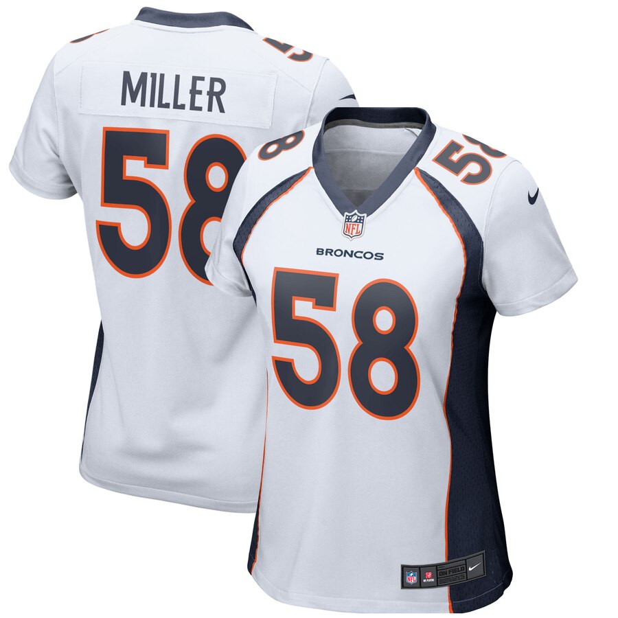 Von Miller Denver Broncos Women's Game Ii Jersey - White