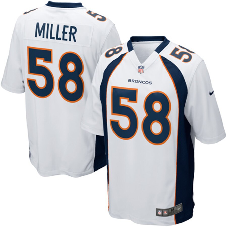 Von Miller Denver Broncos Youth Game Jersey - White