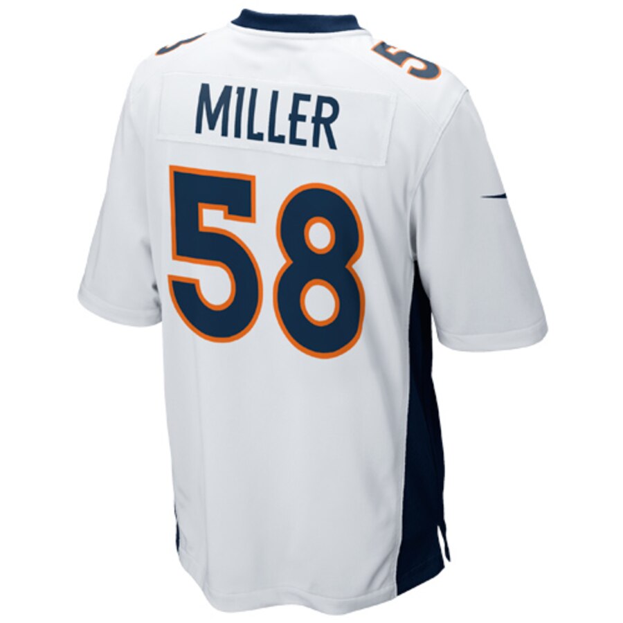 Von Miller Denver Broncos Youth Game Jersey – White