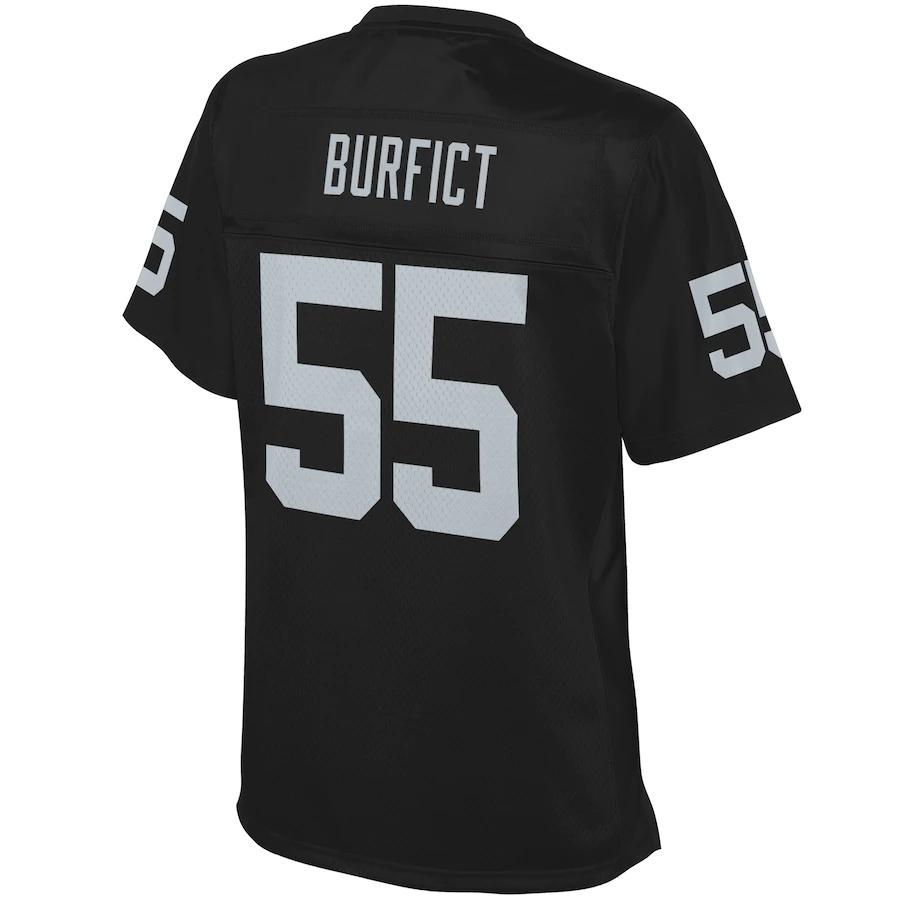 Vontaze Burfict Las Vegas Raiders Pro Line Women’s Team Player Jersey – Black