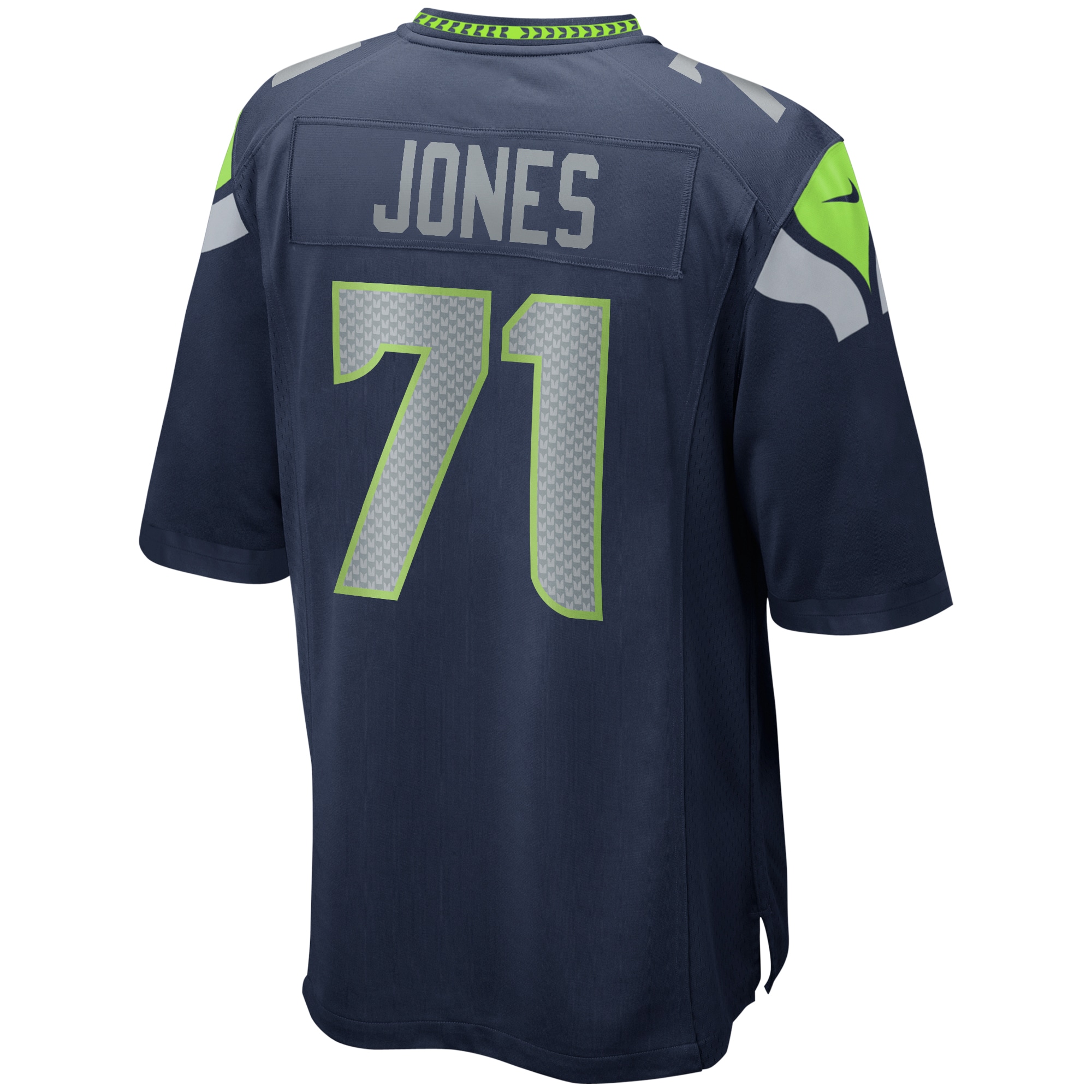 Walter Jones Seattle Seahawks Game Retired Player Jersey – College Navy