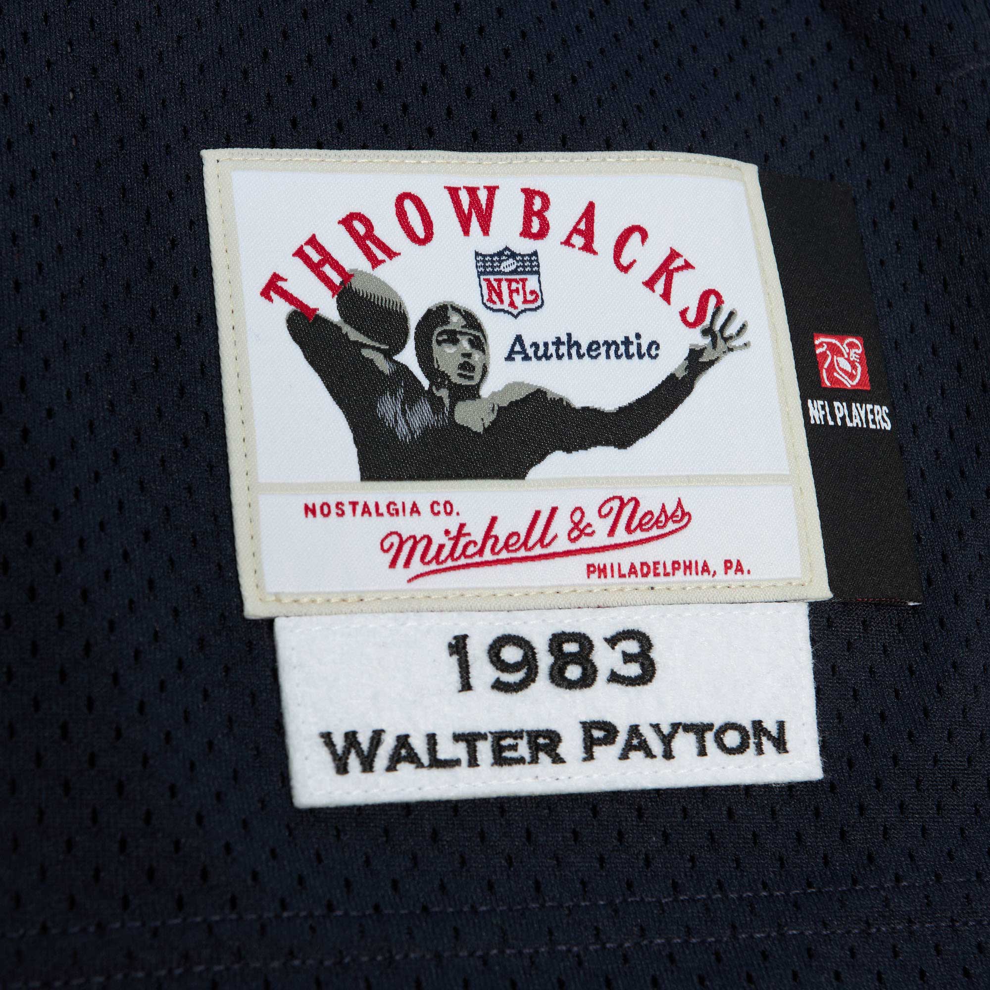 Walter Payton Chicago Bears 1983 Throwback Retired Player Jersey – Navy