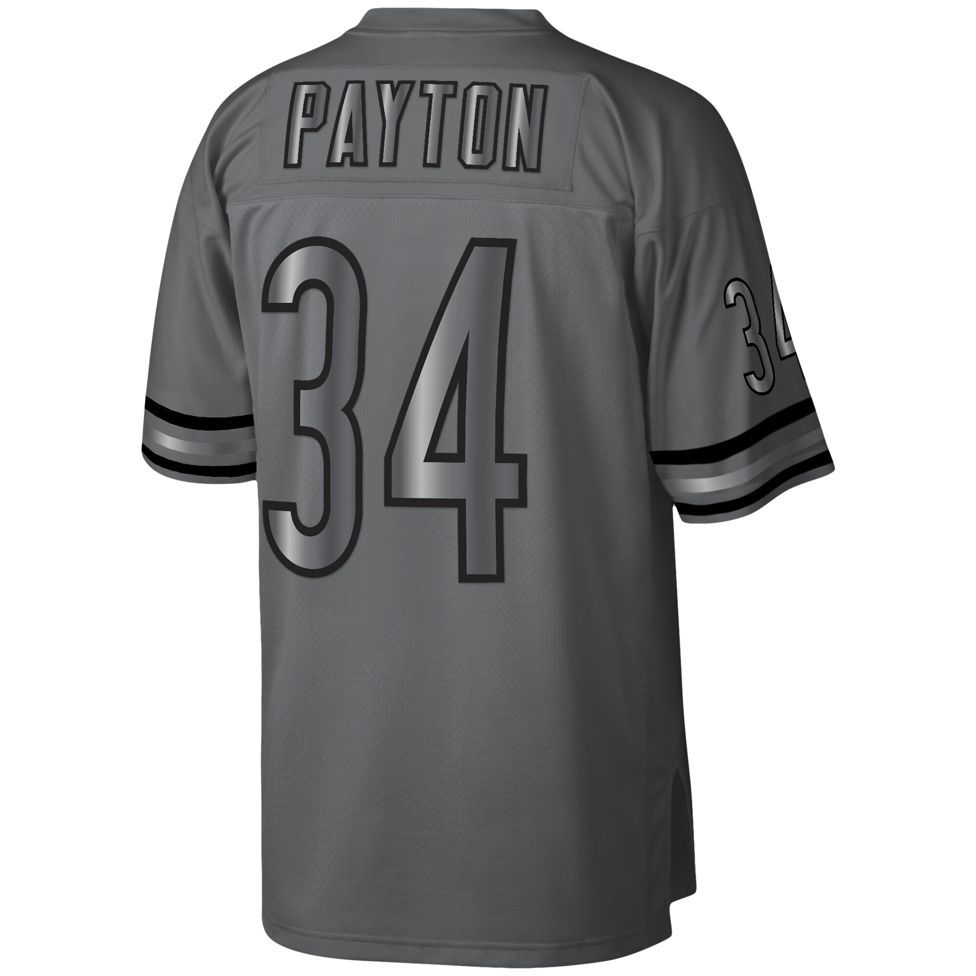 Walter Payton Chicago Bears 1985 Retired Player Metal Legacy Jersey – Charcoal