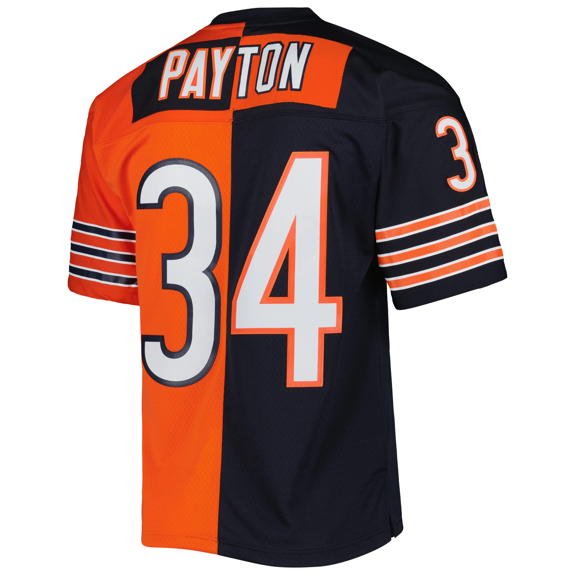 Walter Payton Chicago Bears 1985 Split Legacy Jersey – Navy/orange