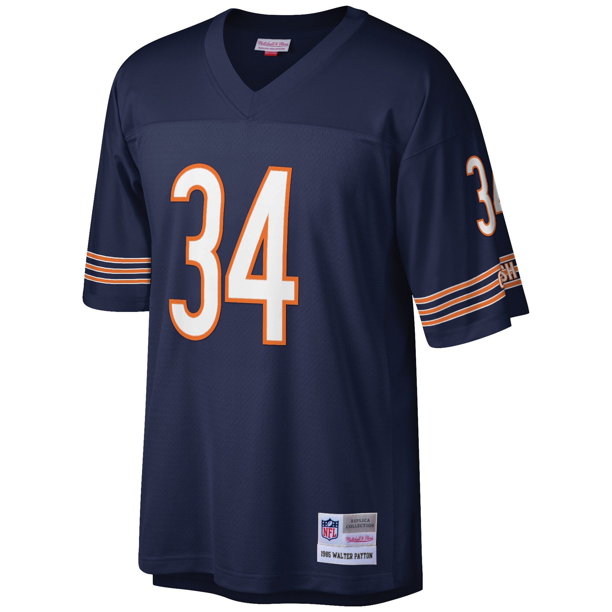 Walter Payton Chicago Bears Big & Tall 1985 Retired Player Jersey – Navy
