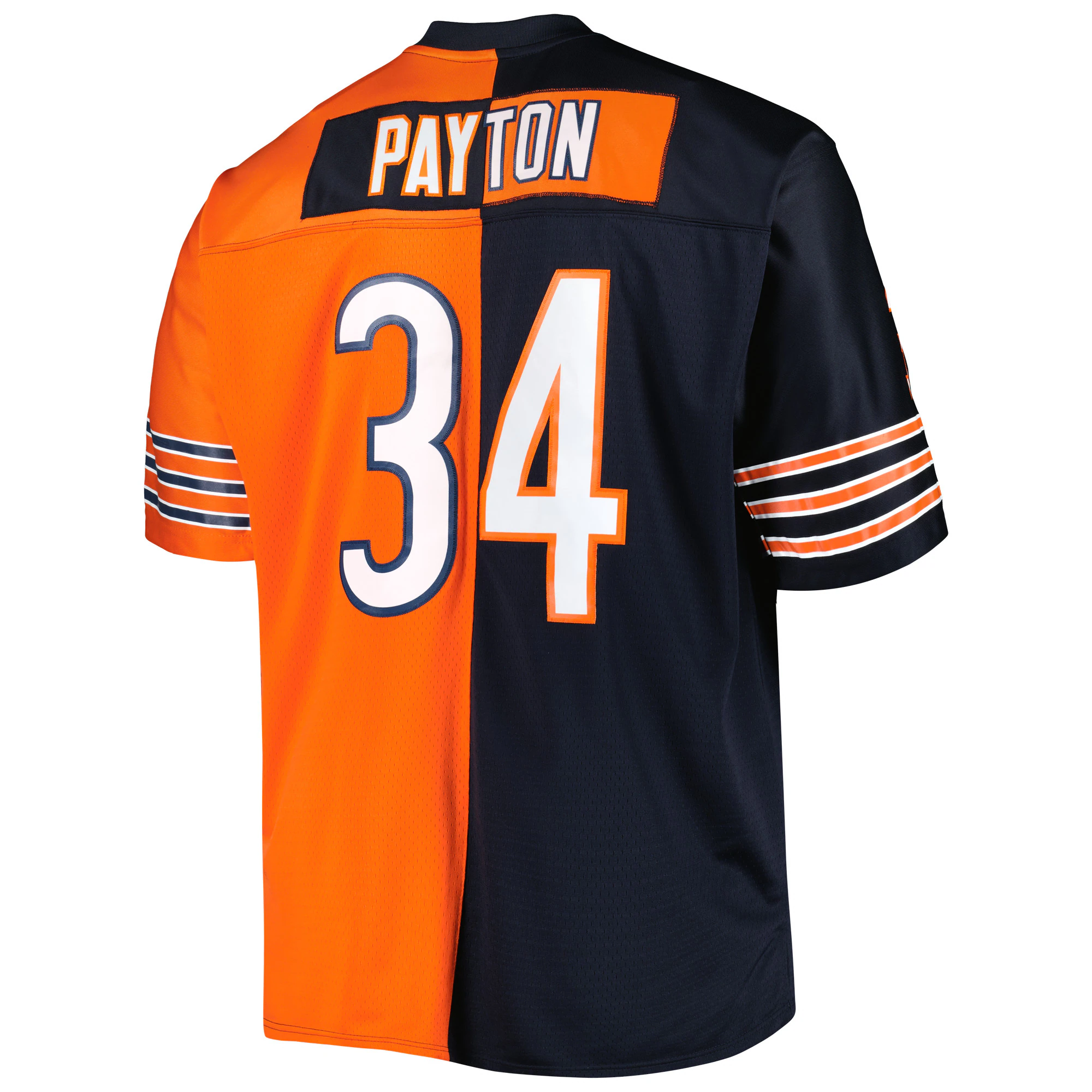 Walter Payton Chicago Bears Big & Tall Split Legacy Retired Player Jersey – Navy/orange