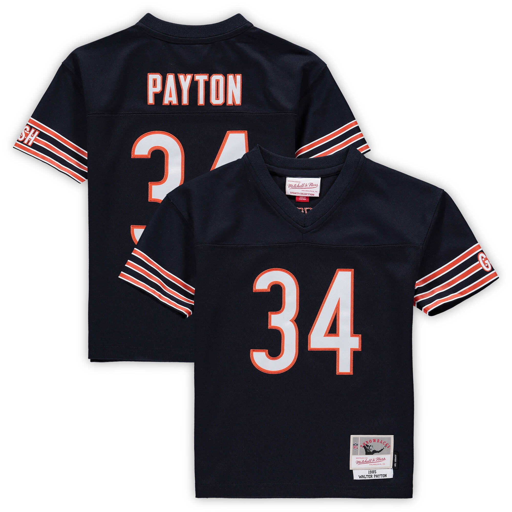 Walter Payton Chicago Bears Male Preschool Retired Legacy Jersey - Navy