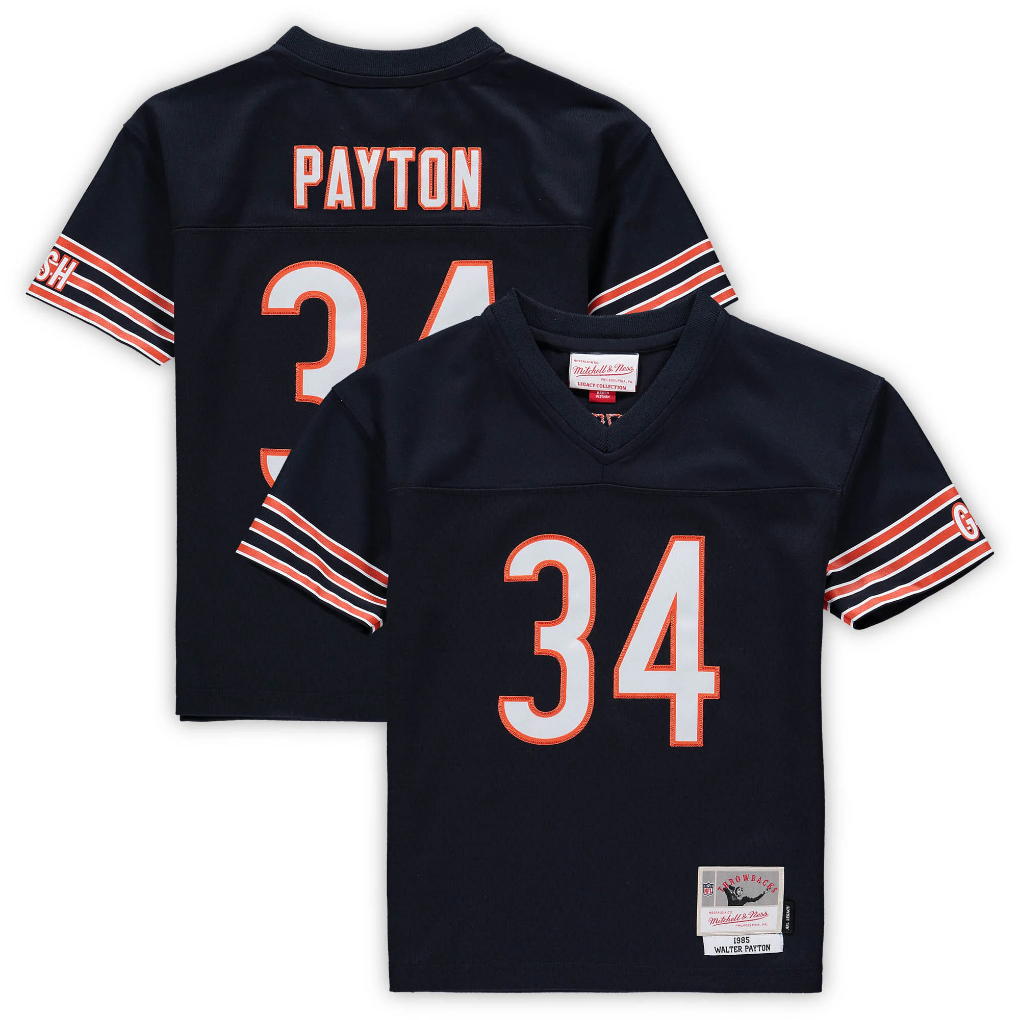 Walter Payton Chicago Bears Male Preschool Retired Legacy Jersey - Navy