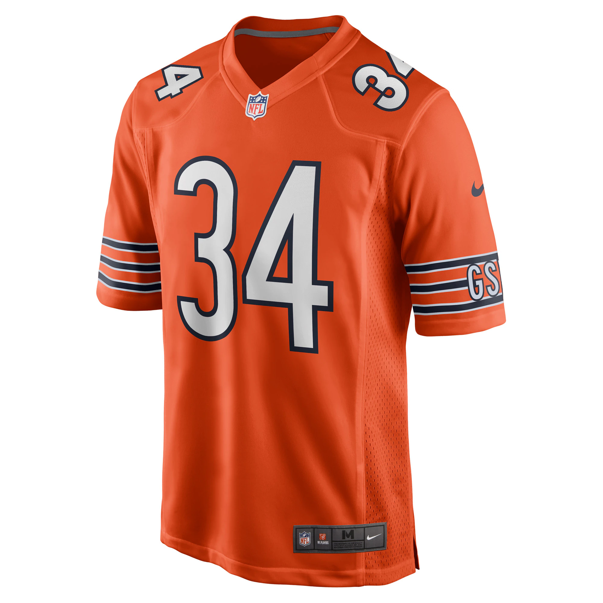 Walter Payton Chicago Bears Retired Player Away Game Jersey – White