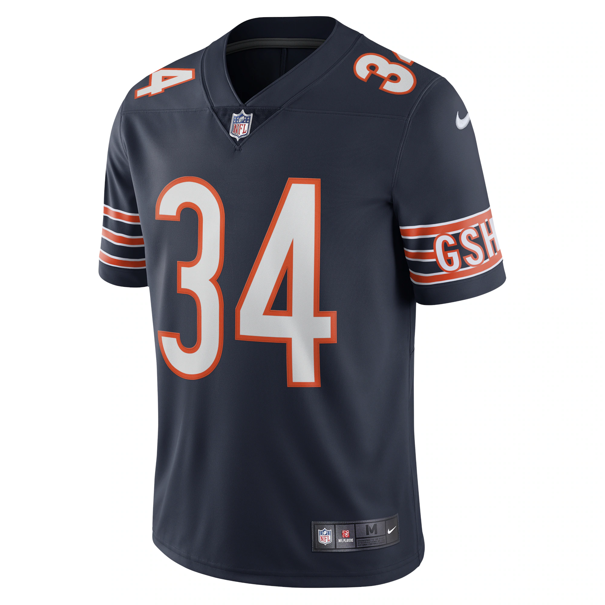 Walter Payton Chicago Bears Retired Player Limited Jersey – Navy