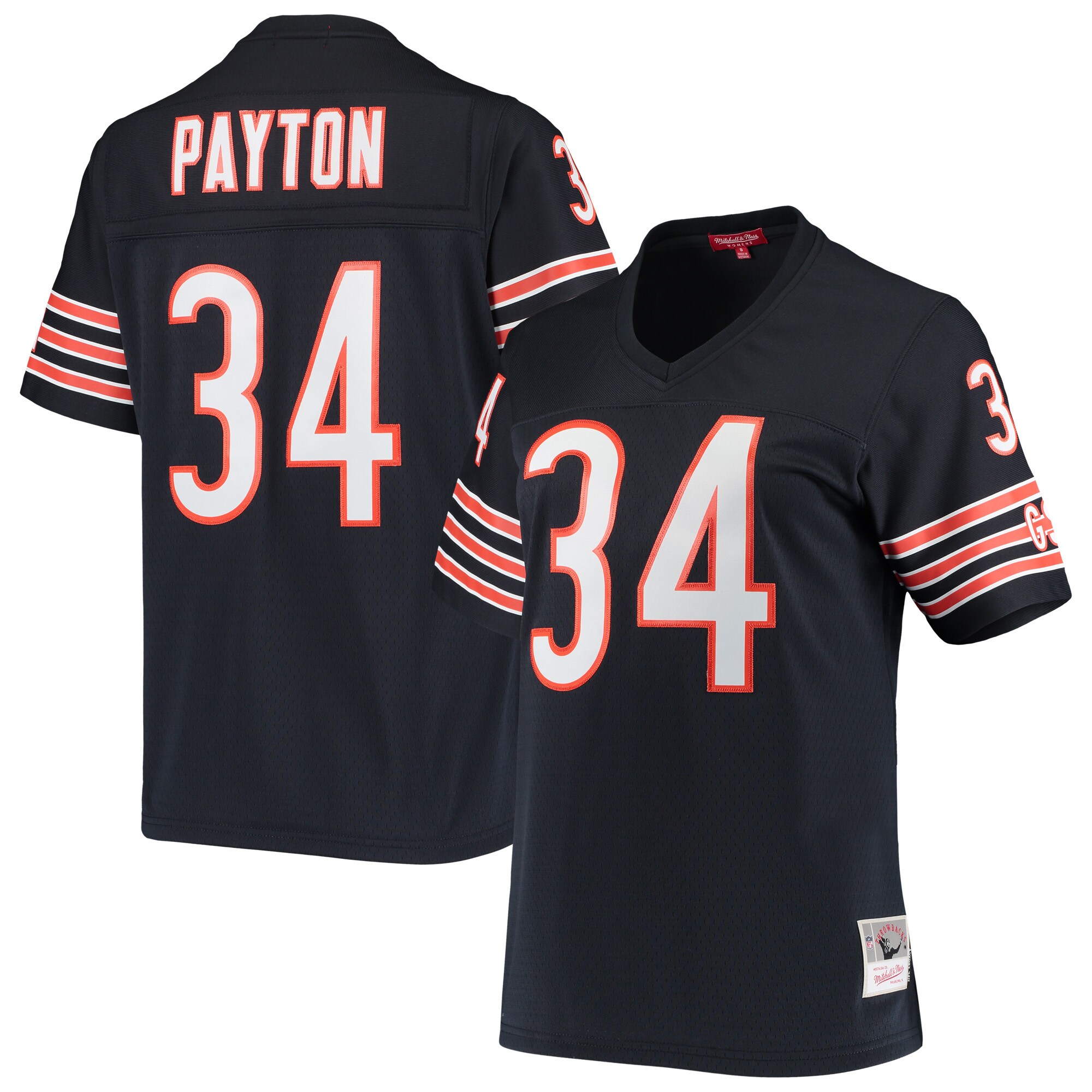 Walter Payton Chicago Bears Women's 1985 Legacy Jersey - Navy