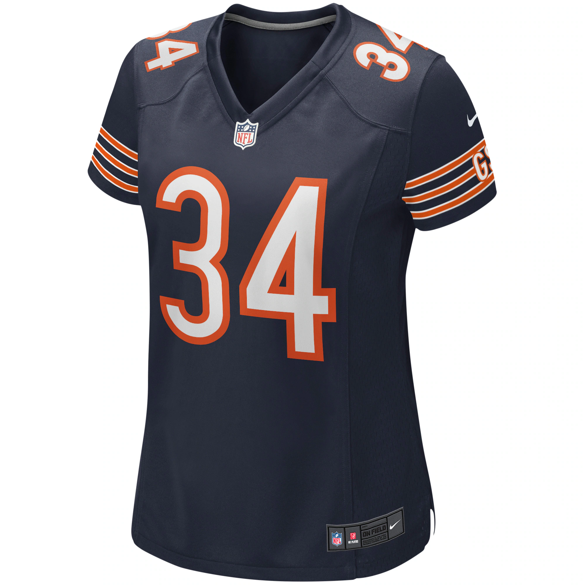Walter Payton Chicago Bears Women’s Game Retired Player Jersey – Navy