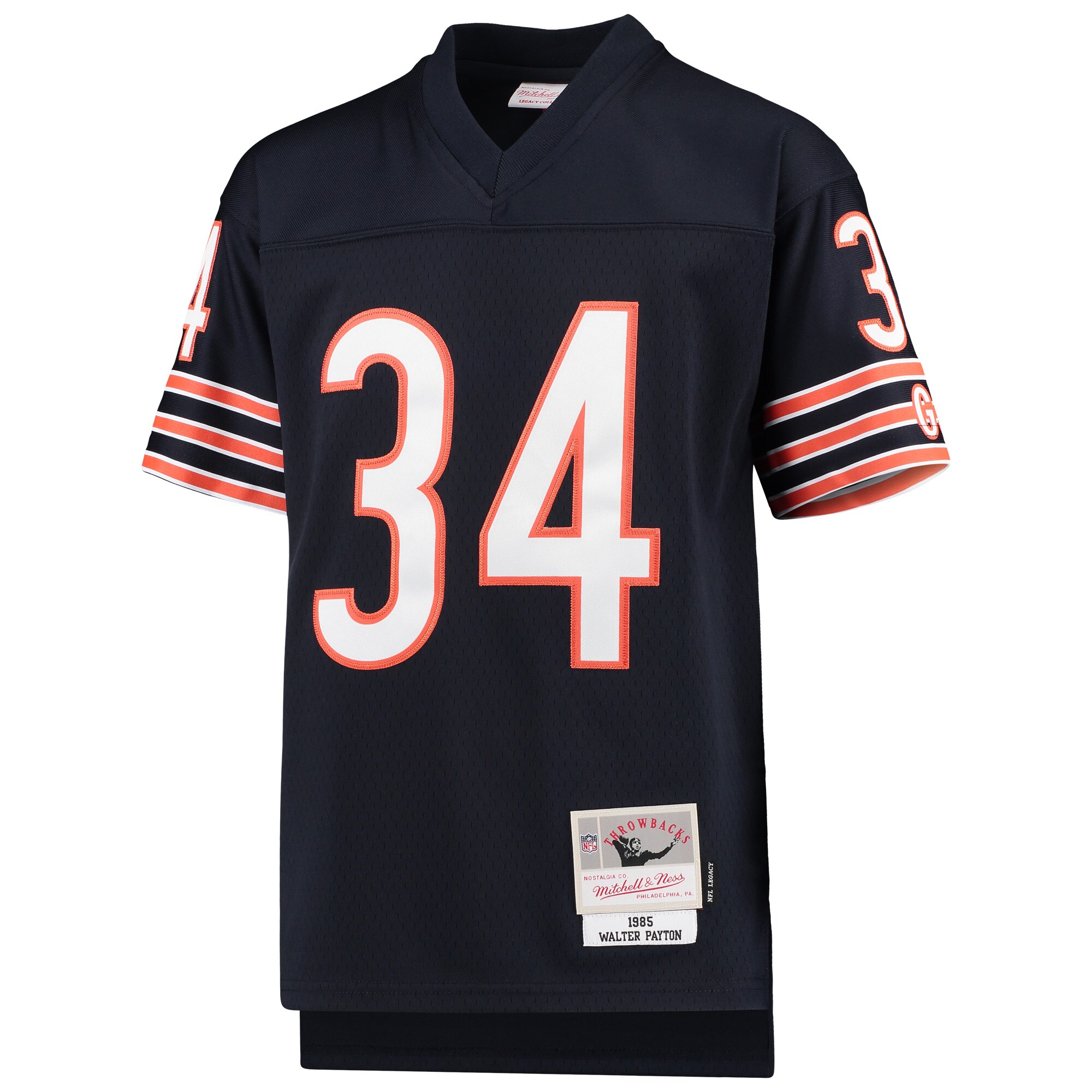 Walter Payton Chicago Bears Youth 1985 Legacy Retired Player Jersey – Navy