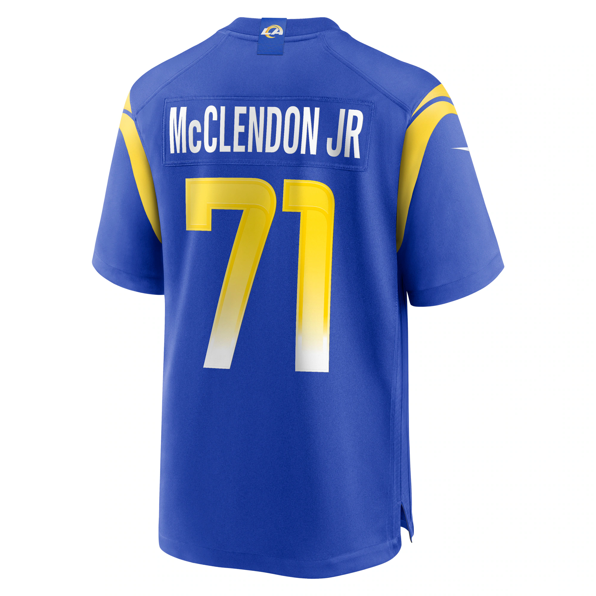 Warren Mcclendon Jr. Los Angeles Rams Team Game Jersey – Royal