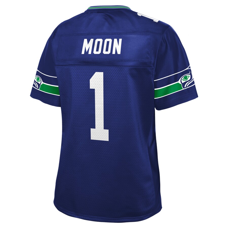 Warren Moon Seattle Seahawks Pro Line Women’s Retired Player Jersey – Royal
