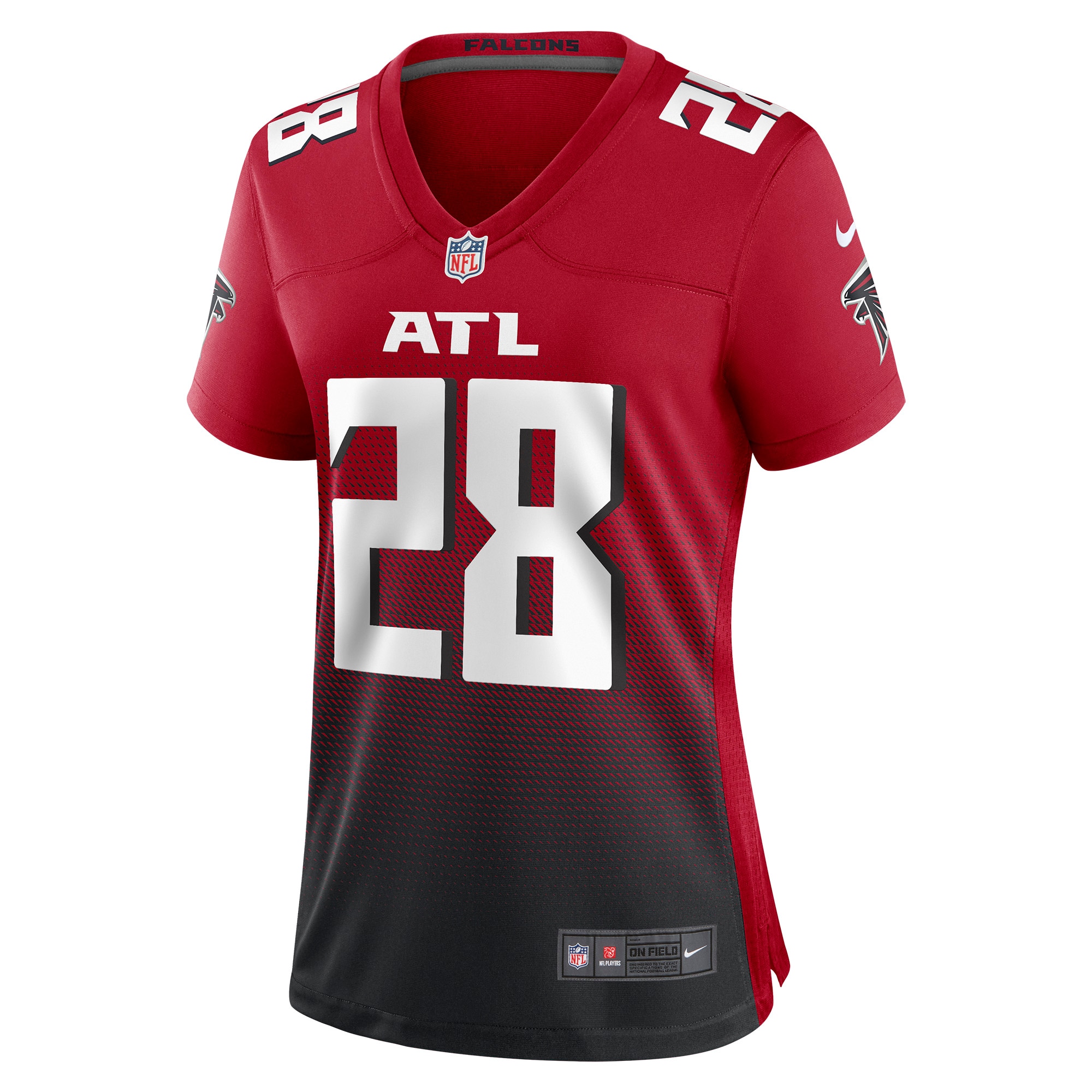 Warrick Dunn Atlanta Falcons Women’s Retired Game Jersey – Red