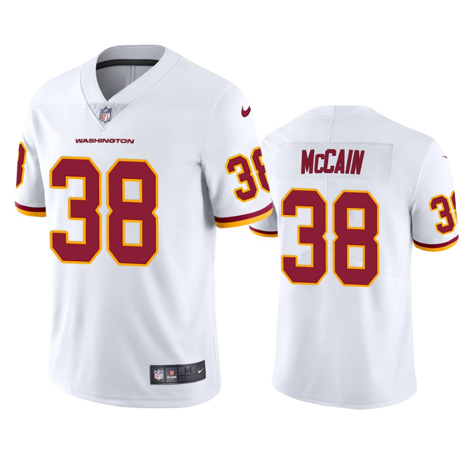 Washington Football Team Bobby Mccain Vapor Limited White Jersey