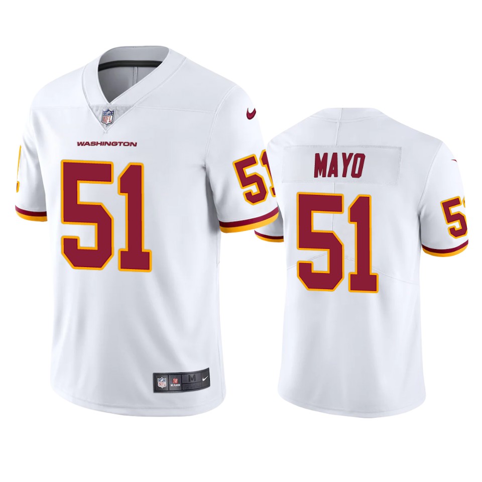 Washington Football Team David Mayo Vapor Limited White Jersey