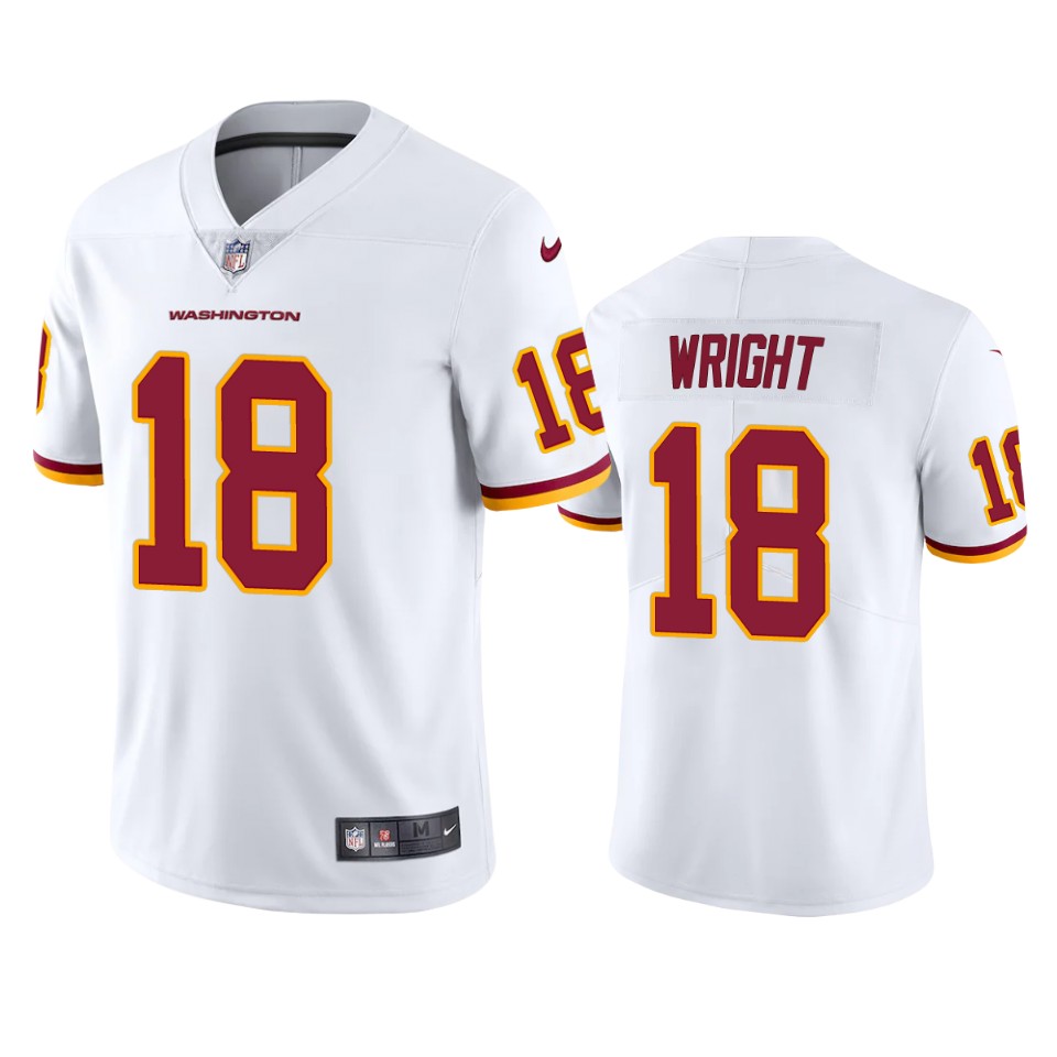 Washington Football Team Isaiah Wright Vapor Limited White Jersey