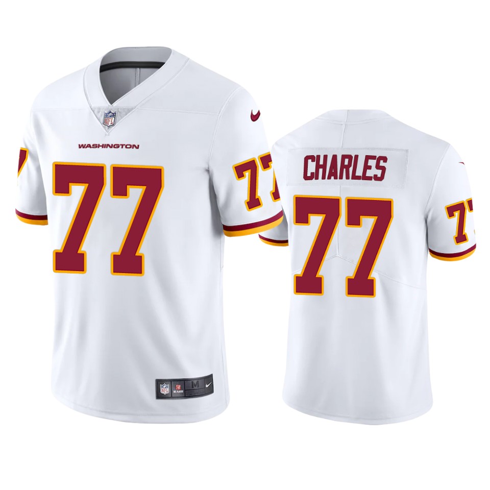 Washington Football Team Saahdiq Charles Vapor Limited White Jersey