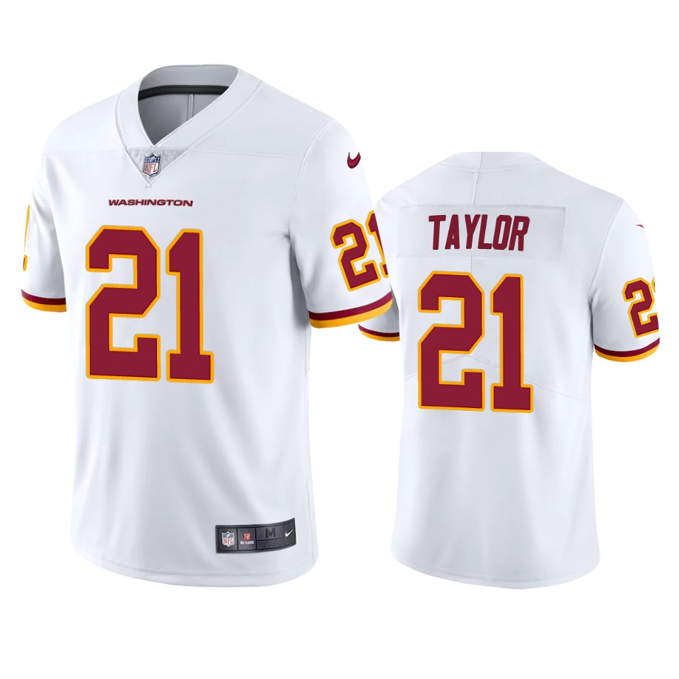 Washington Football Team Sean Taylor Vapor Limited White Jersey