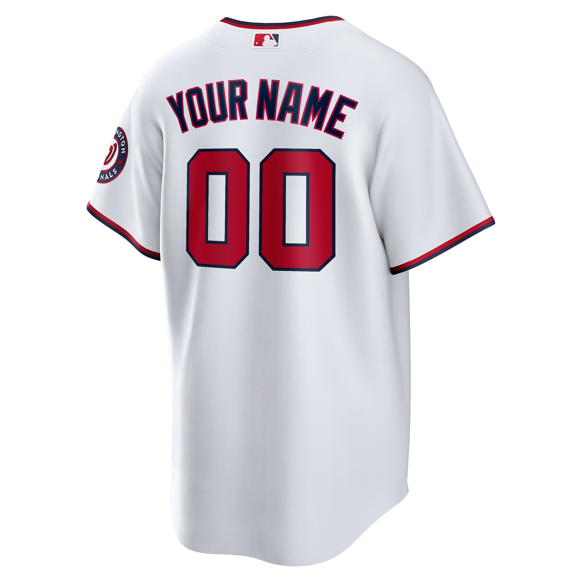 Washington Nationals Custom Jersey – White