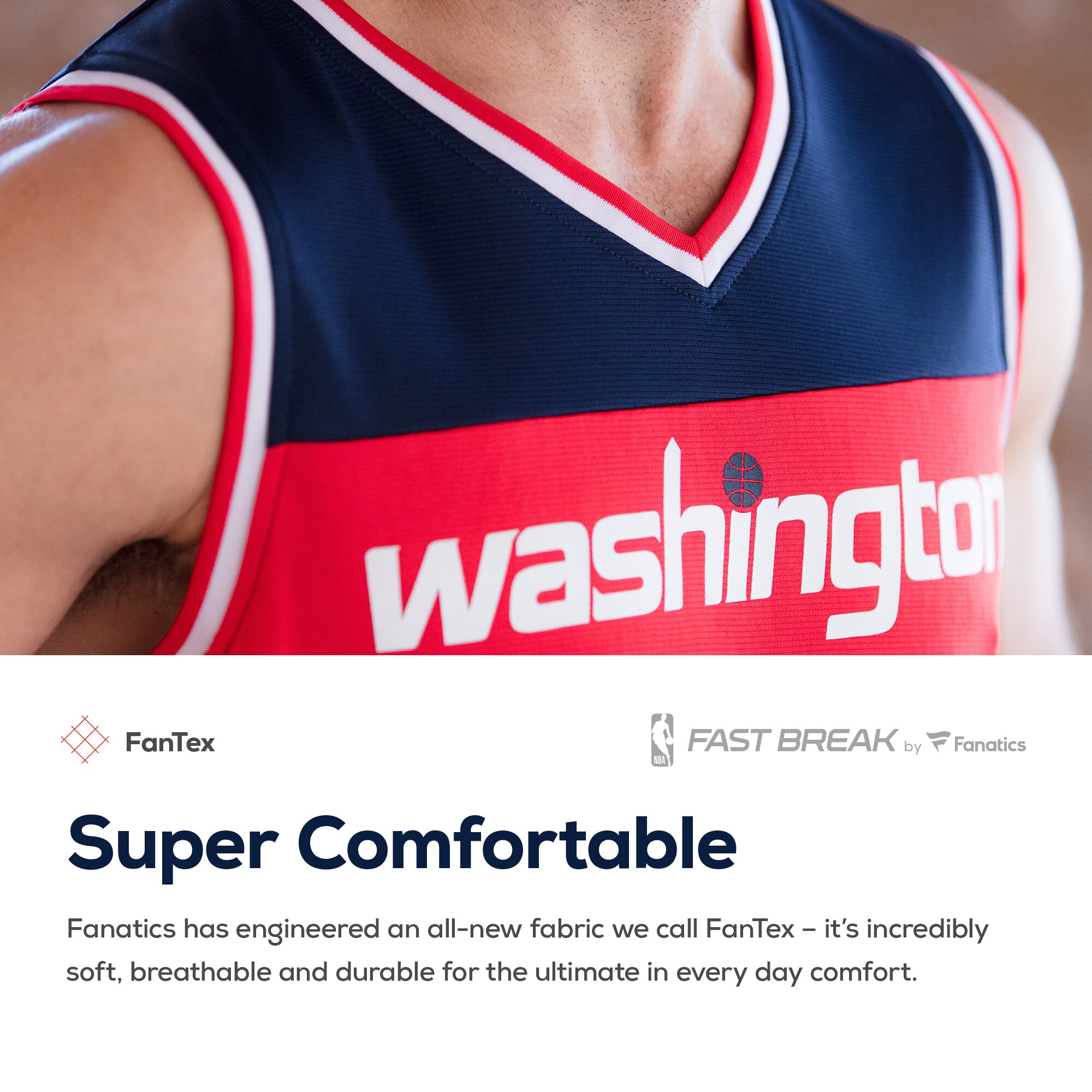 Washington Wizards Fanatics Fast Break Custom Jersey Red – Icon Edition