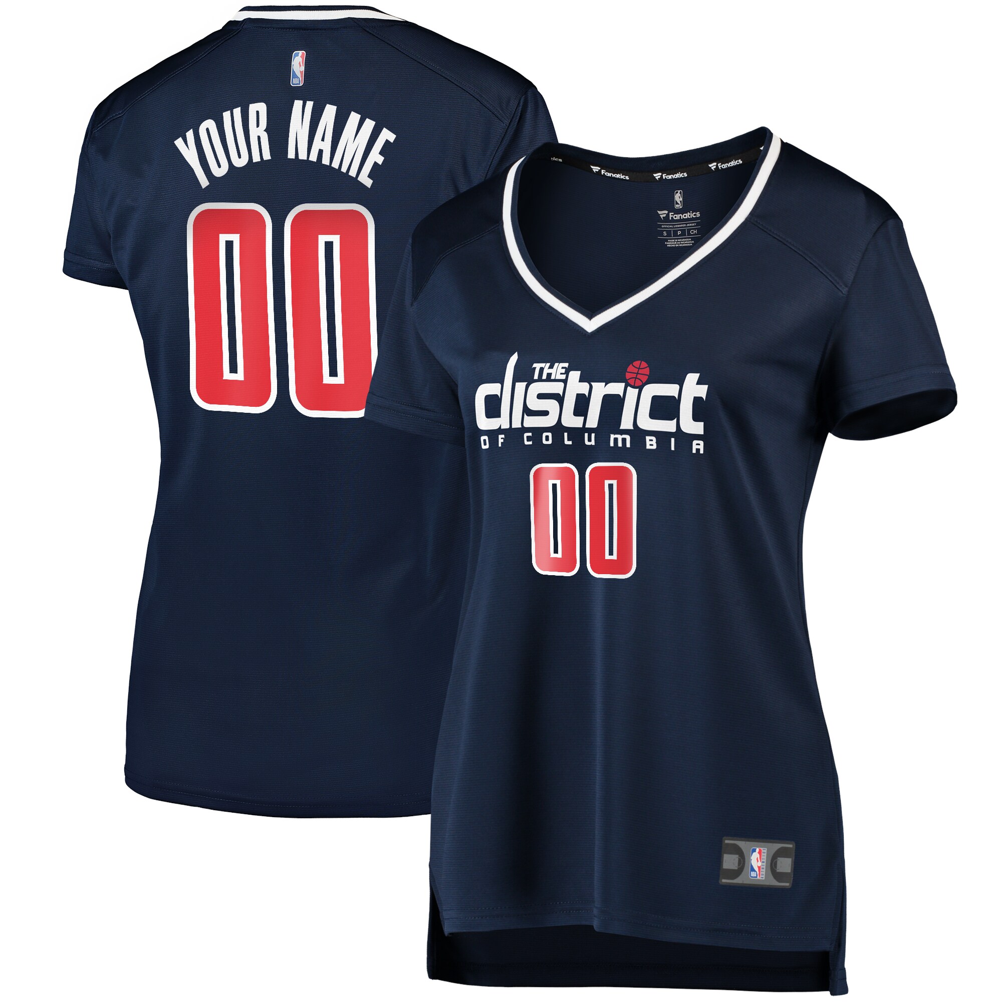 Washington Wizards Fanatics Women's Custom Fast Break Jersey Navy - Statement Edition