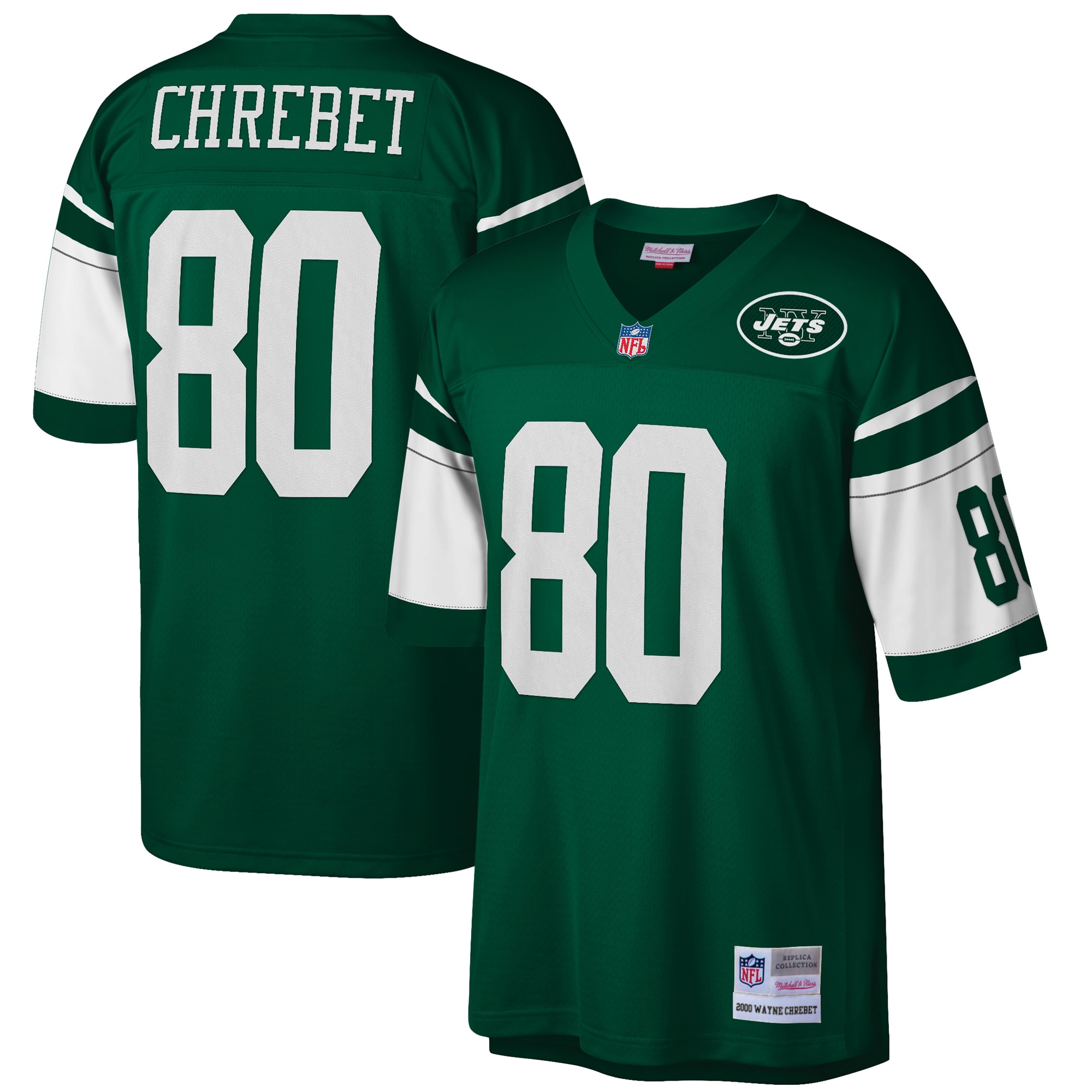 Wayne Chrebet New York Jets Retired Player Legacy Jersey - Green
