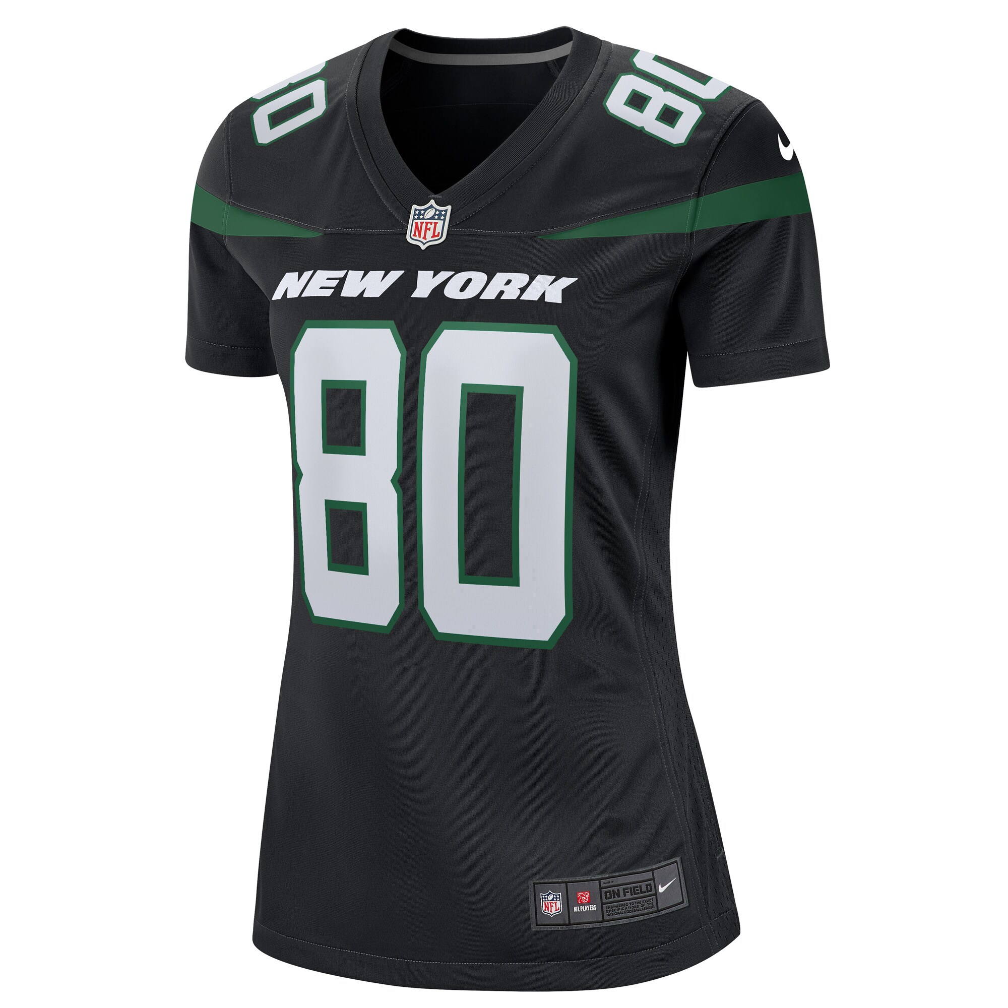 Wayne Chrebet New York Jets Women’s Retired Player Jersey – Black