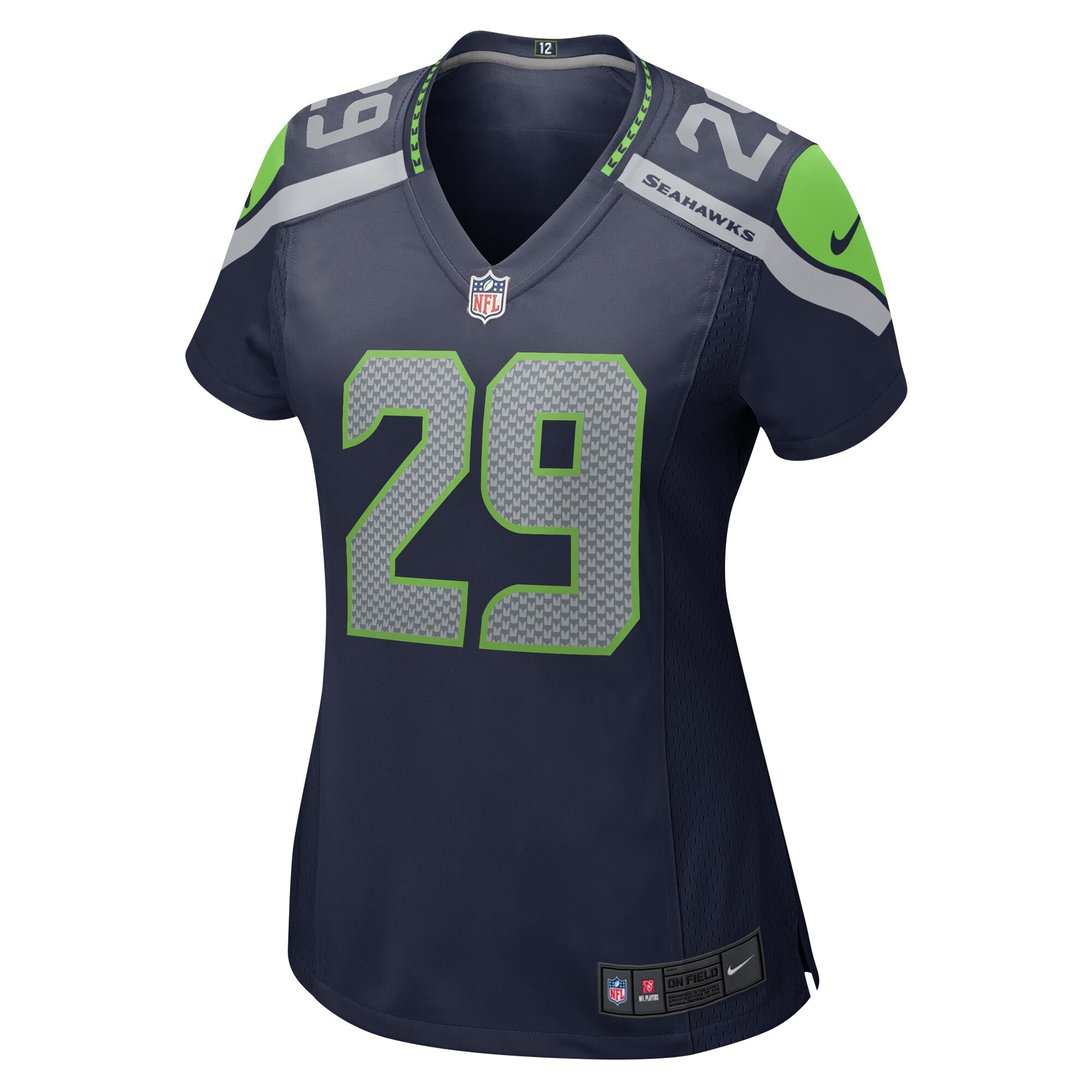Wayne Gallman Seattle Seahawks Women’s Home Game Player Jersey – College Navy