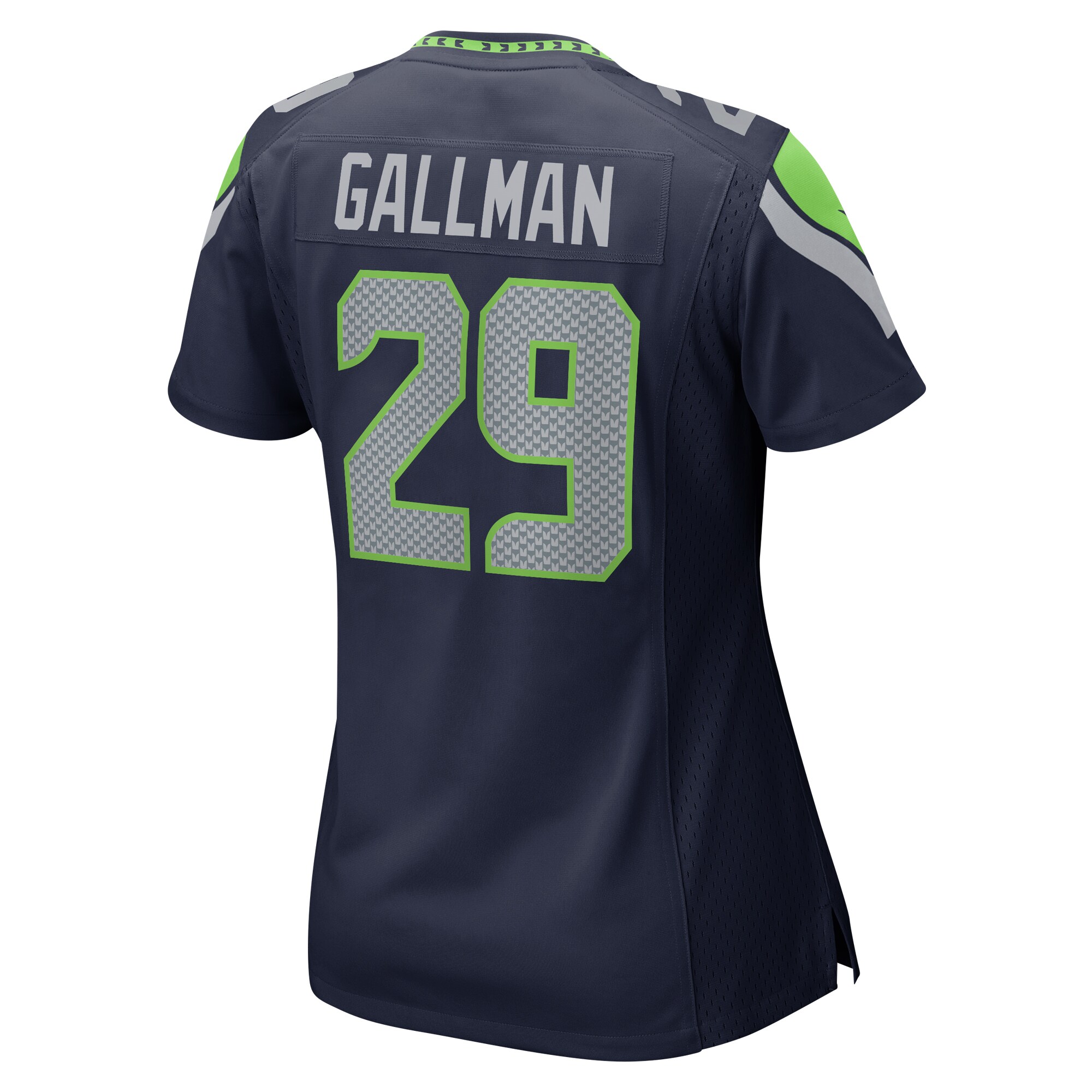 Wayne Gallman Seattle Seahawks Women’s Home Game Player Jersey – College Navy